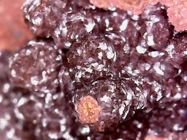 Siderita
Botrioides com cerca de 2 mm
(Autor: Anisio Claudio)
