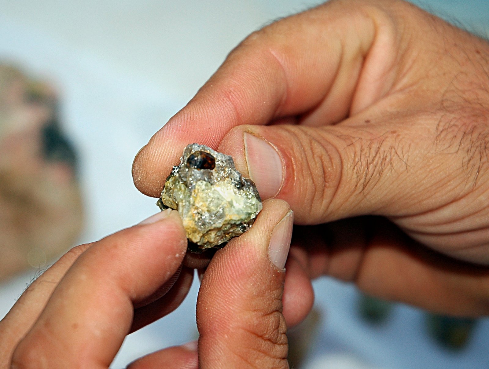 Monacita
Cristal de 1 cm.
(Autor: Antonio Carmona)