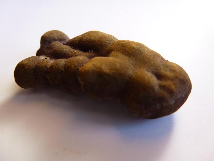 Limonita pseudomorfa de Pirita
4 x 3 cm.
(Autor: javier ruiz martin)