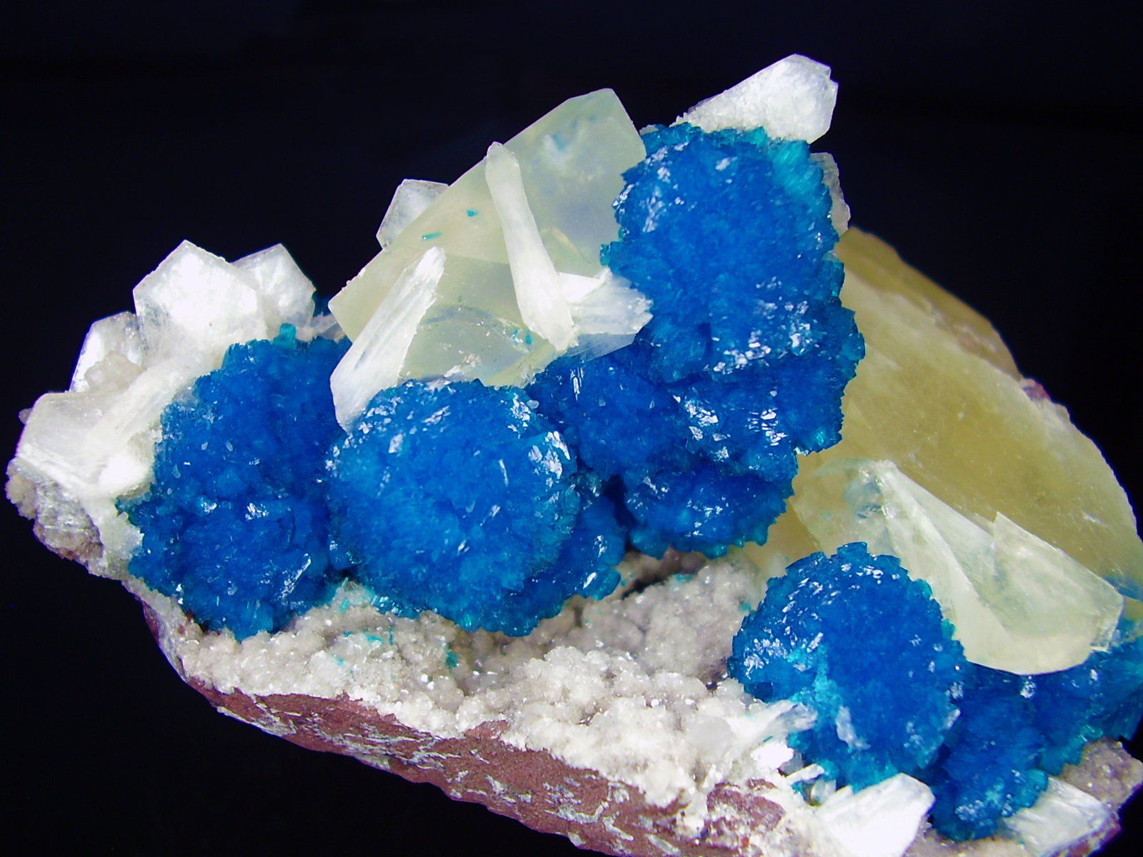 Cavansita, Calcita
8x6 cm
(Autor: geoalfon)