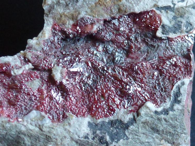 Cinabrio
5 x 4 cm. el área de cristales
(Autor: javier ruiz martin)