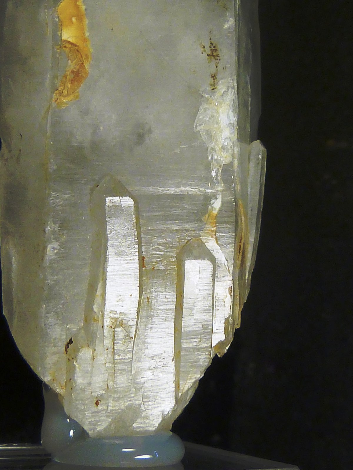 Cuarzo (variedad cristal de roca)
9 x 3 x 2,5 cm.
(Autor: Felipe Abolafia)
