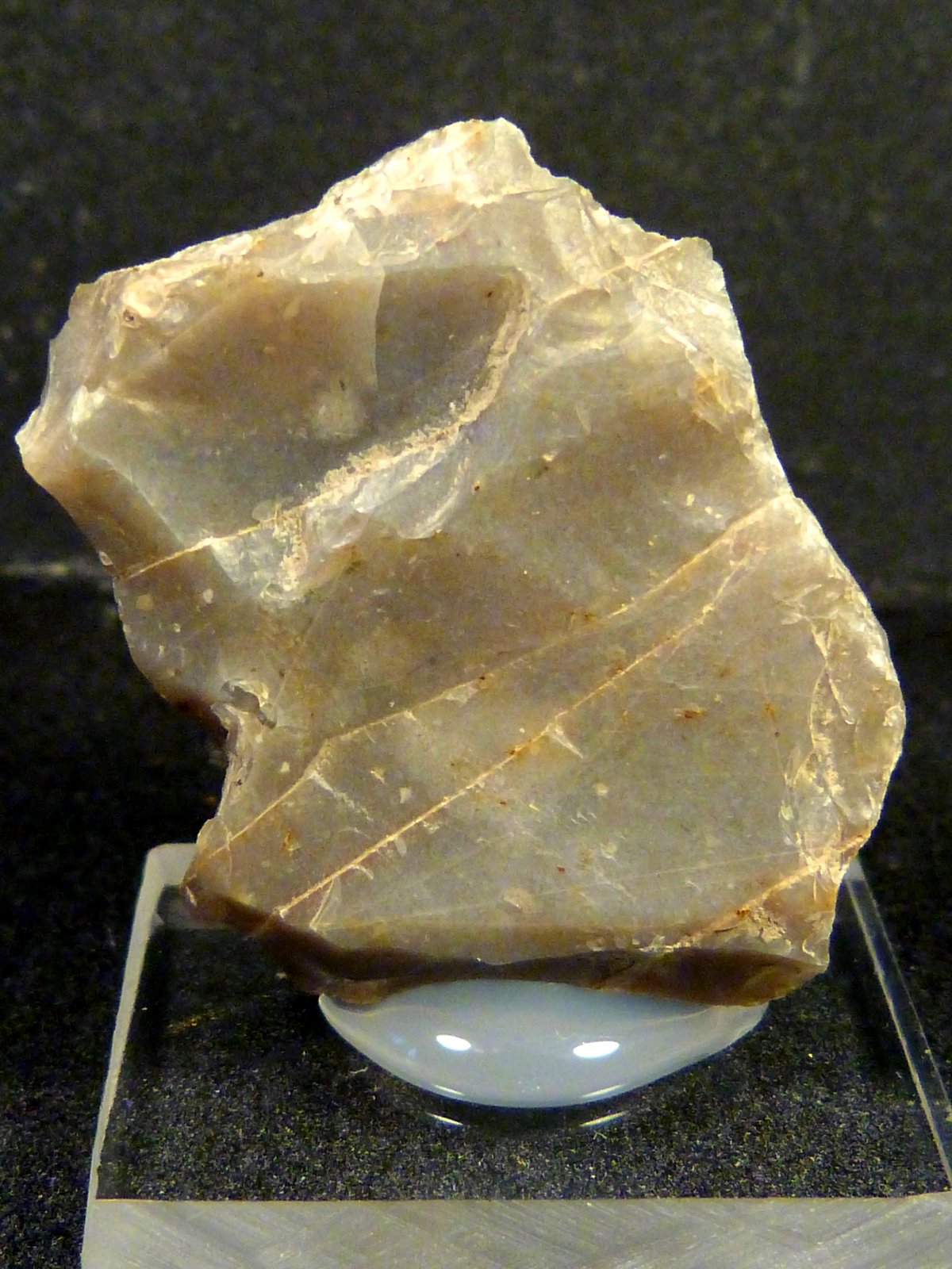 Cuarzo (variedad calcedonia)
2,5 x 3 x 2 cm.
(Autor: Felipe Abolafia)