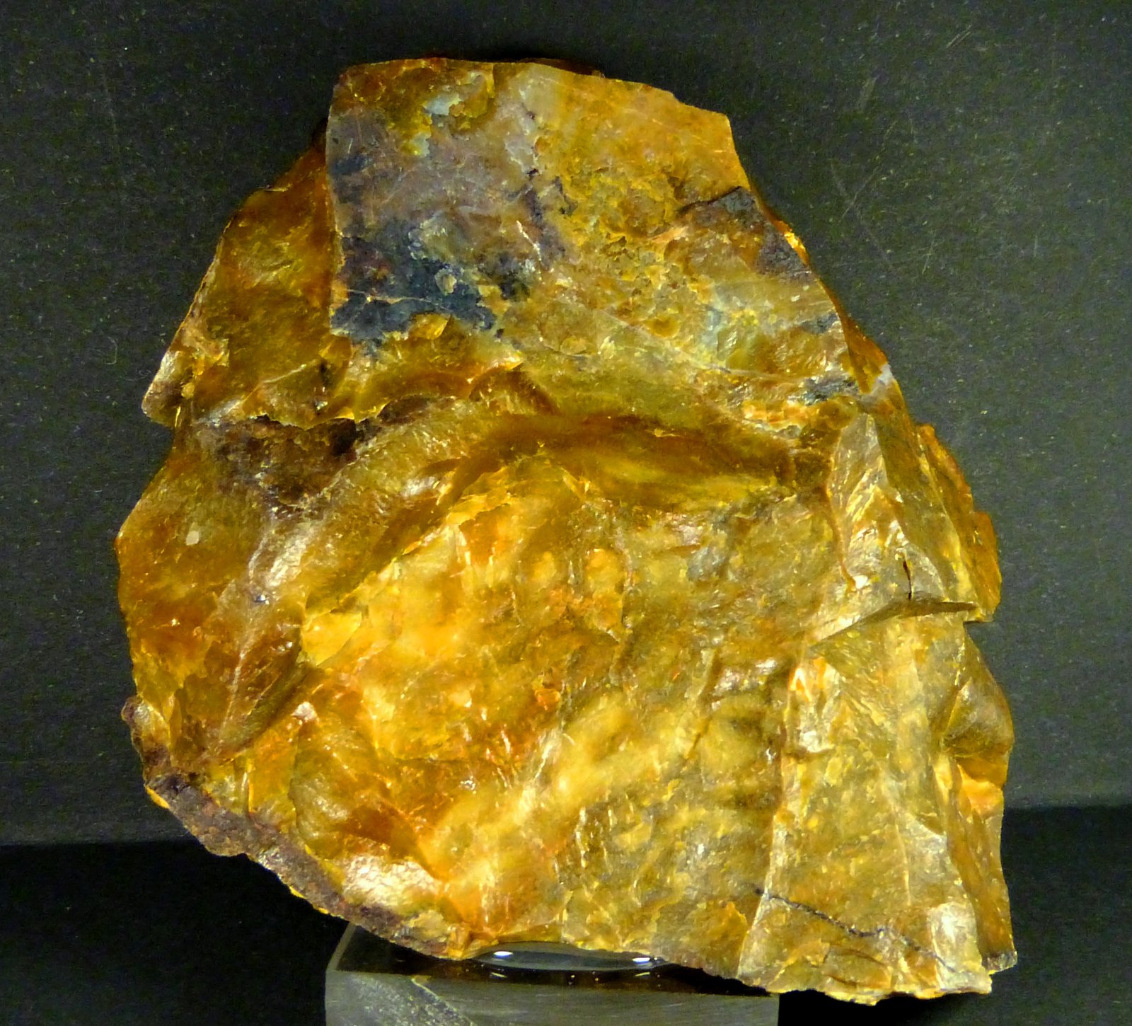 Cuarzo (variedad jaspe)
7 x 7 x 2,5 cm.
(Autor: Felipe Abolafia)