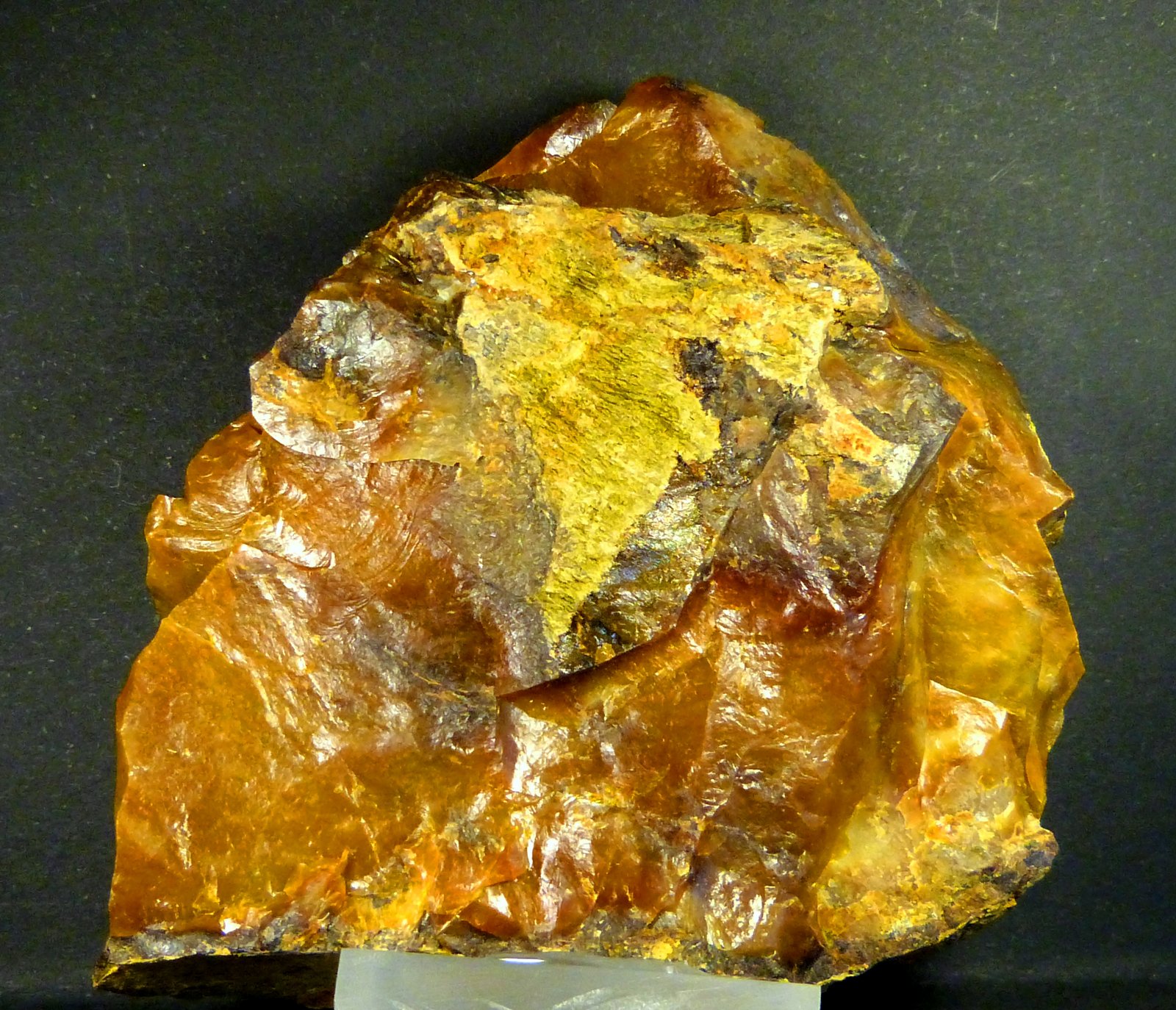 Cuarzo (variedad jaspe)
7 x 7 x 2,5 cm.
(Autor: Felipe Abolafia)