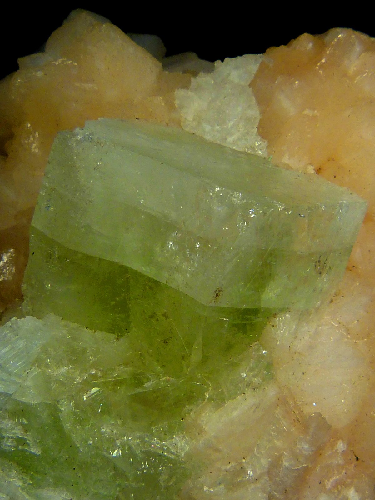 Fluorapofilita-(K) y Estilbita-Ca
6 x 6 x 5 cm.
(Autor: Felipe Abolafia)