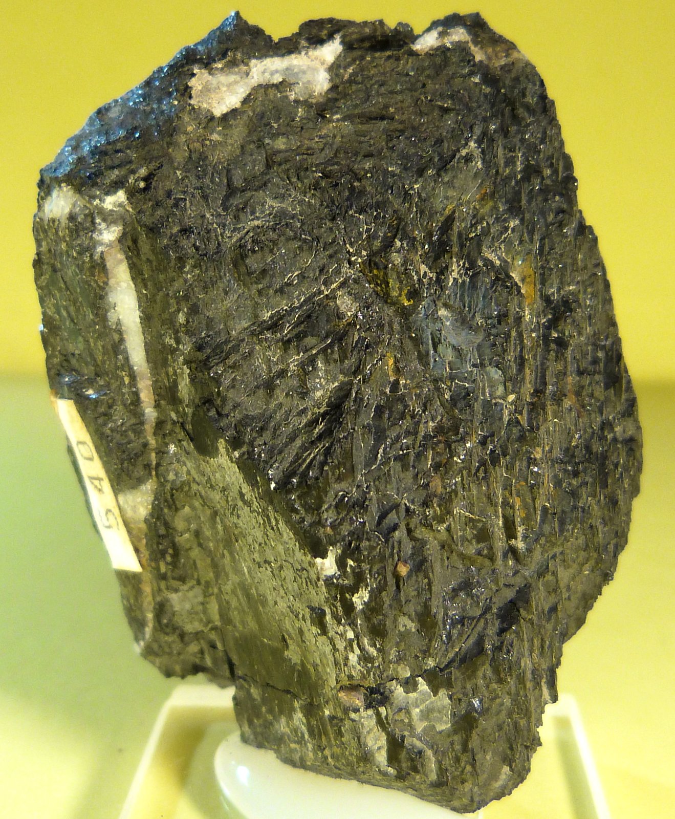 'Hornblenda' (variedad barkevikita)
5 x 3,5 x 3 cm.
(Autor: Felipe Abolafia)