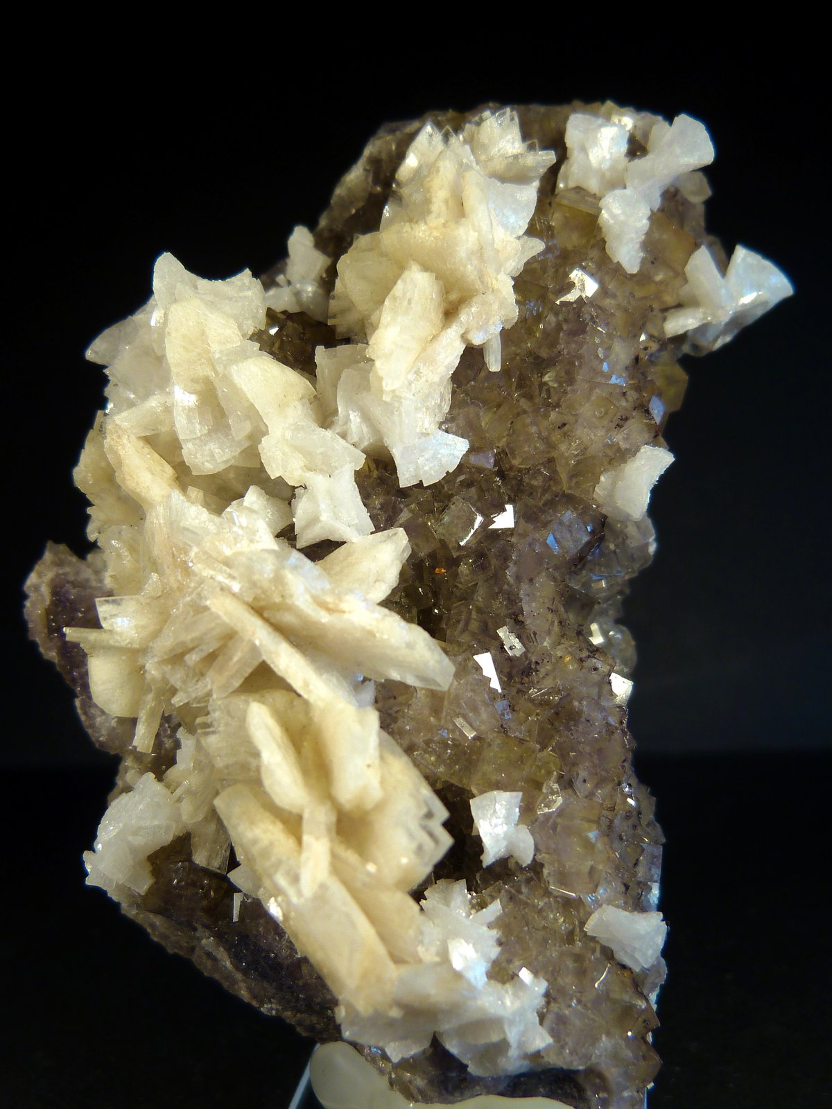 Fluorita, Barita y Dolomita
9,5 x 5,5 cm.
(Autor: Felipe Abolafia)
