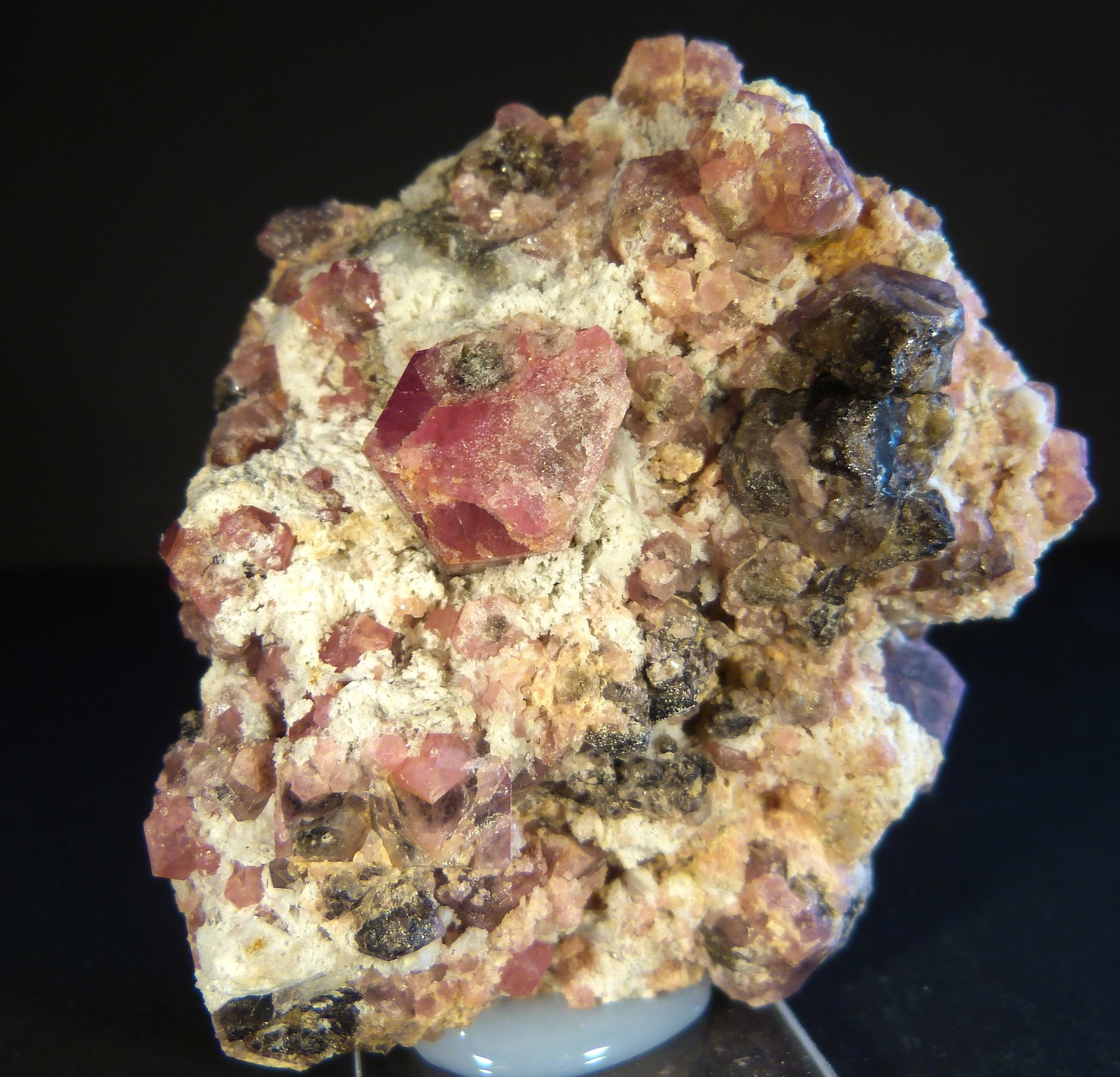 Elbaita (variedad rubelita) y Cuarzo
6 x 6 cm.
(Autor: Felipe Abolafia)