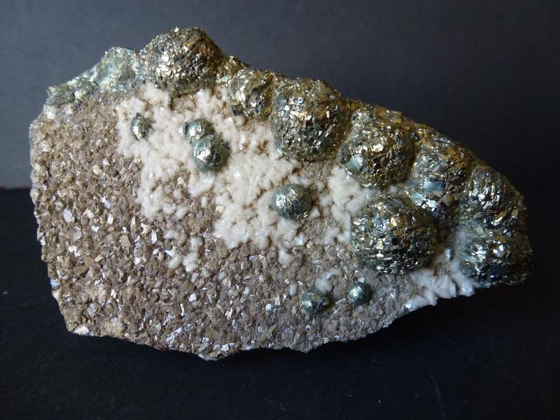 Pirita, Marcasita, Dolomita y Esfalerita
10 x 6 cm.
(Autor: javier ruiz martin)