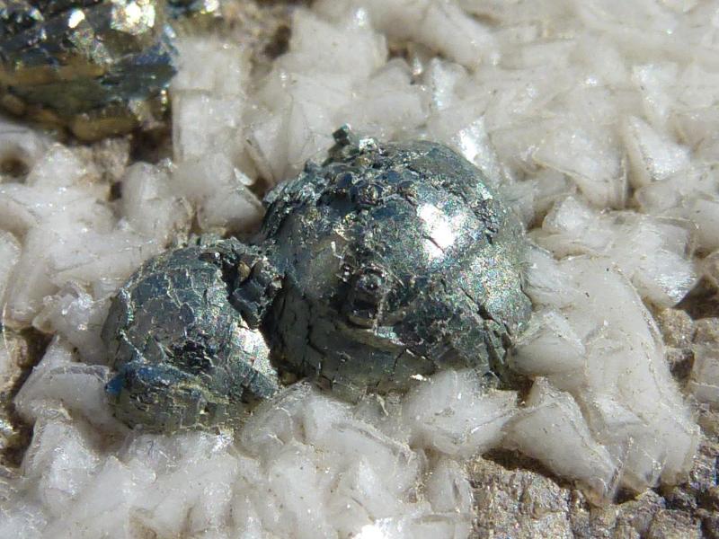 Pirita, Marcasita, Dolomita y Esfalerita
10 x 6 cm.
(Autor: javier ruiz martin)
