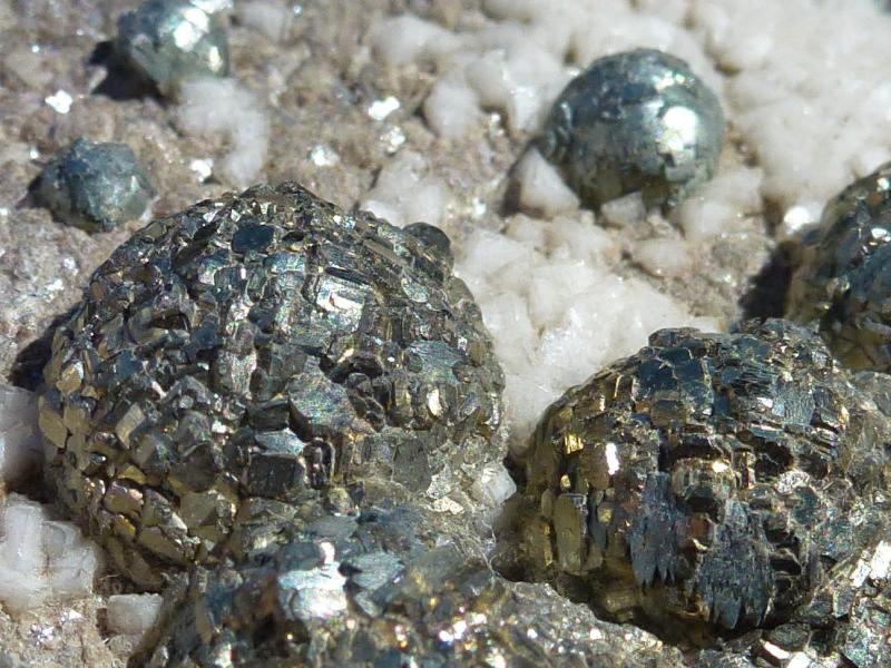Pirita, Marcasita, Dolomita y Esfalerita
10 x 6 cm.
(Autor: javier ruiz martin)