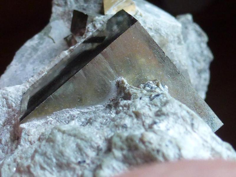 Pirita
Cristal de 2,5 cm x 2 cm
(Autor: javier ruiz martin)