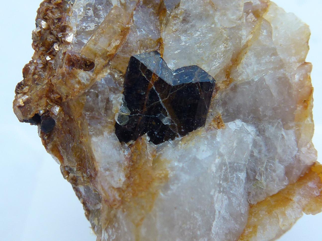 Casiterita, Cuarzo, Mica
Cristal de 0,2 cm.
(Autor: javier ruiz martin)