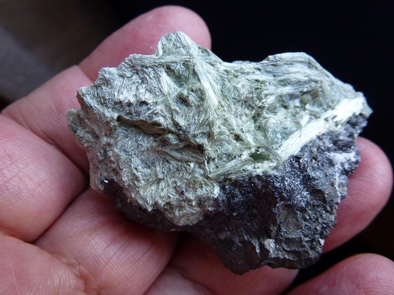 Tremolita, Magnetita y Clorita
6 x 4 cm
(Autor: javier ruiz martin)