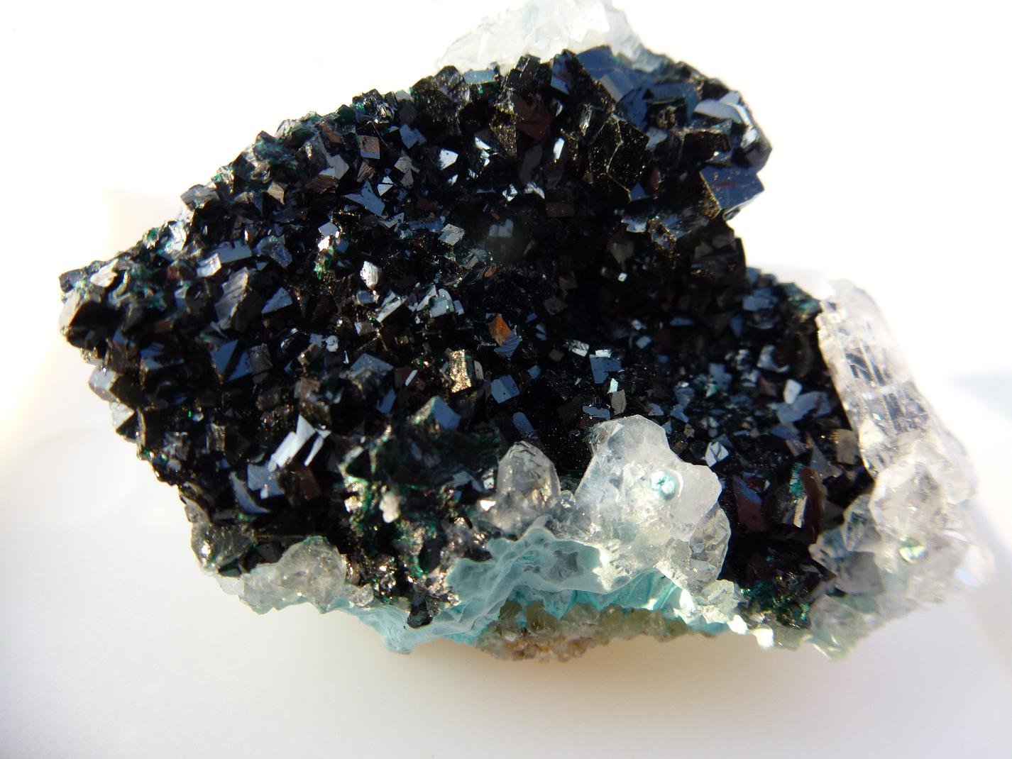 Clinoatacamita y Cuarzo
4,5 x 3.5 cm.
(Autor: javier ruiz martin)