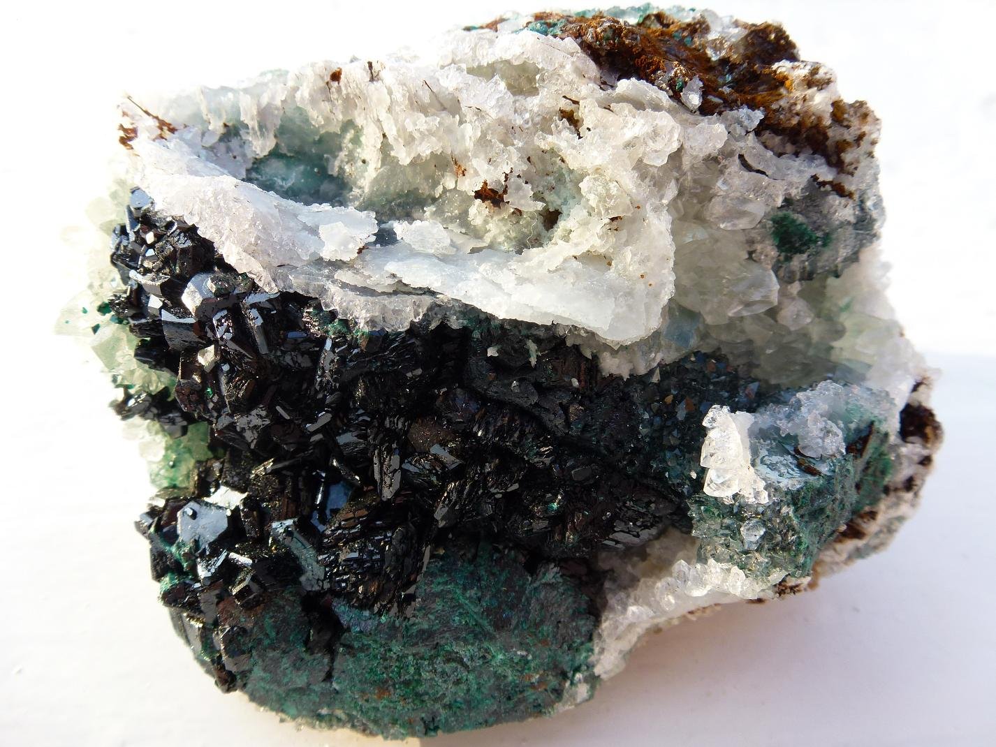 Clinoatacamita y Cuarzo
7 x 7 cm.
(Autor: javier ruiz martin)