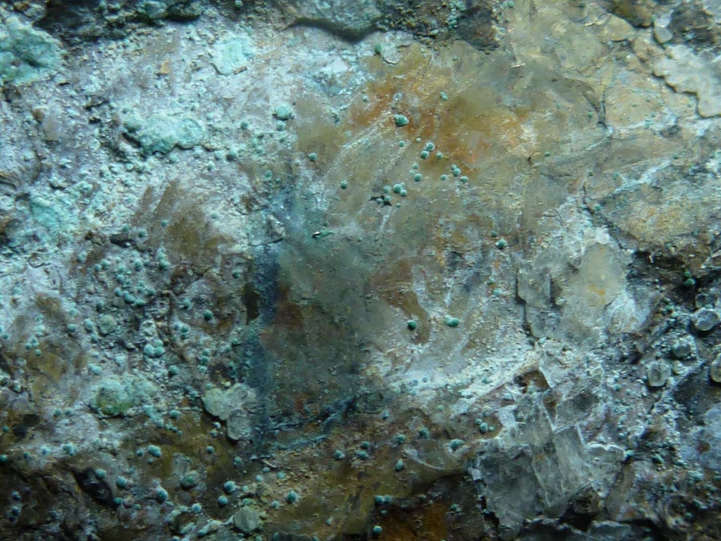 Pirita, Magnetita, Calcita
7 x 5 cm.
(Autor: javier ruiz martin)