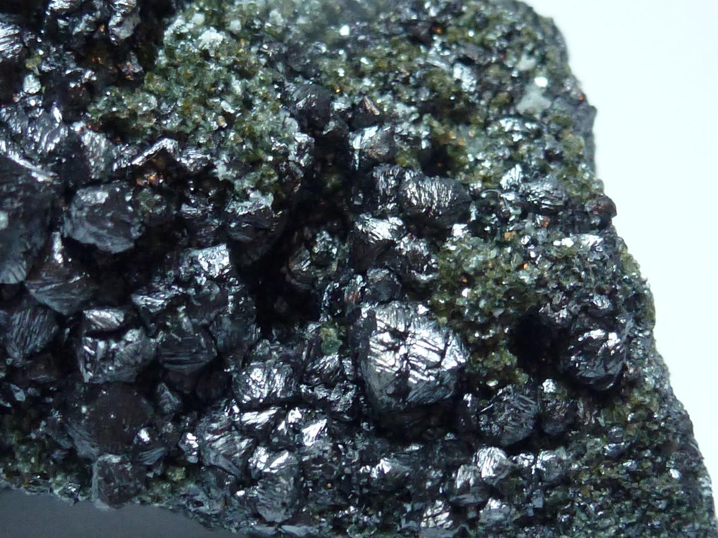 Magnetita, Clinocloro, Pirita, Actinolita y Calcita
7 x 4 cm.
(Autor: javier ruiz martin)