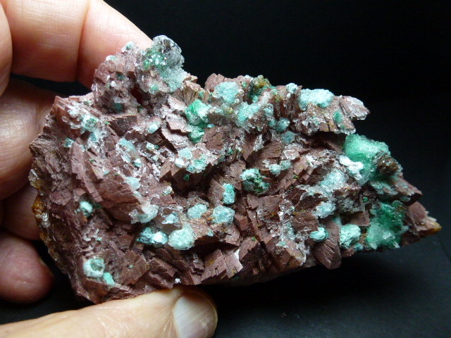 Rosasita, Dolomita y Yeso
11 x 7 cm.
(Autor: javier ruiz martin)