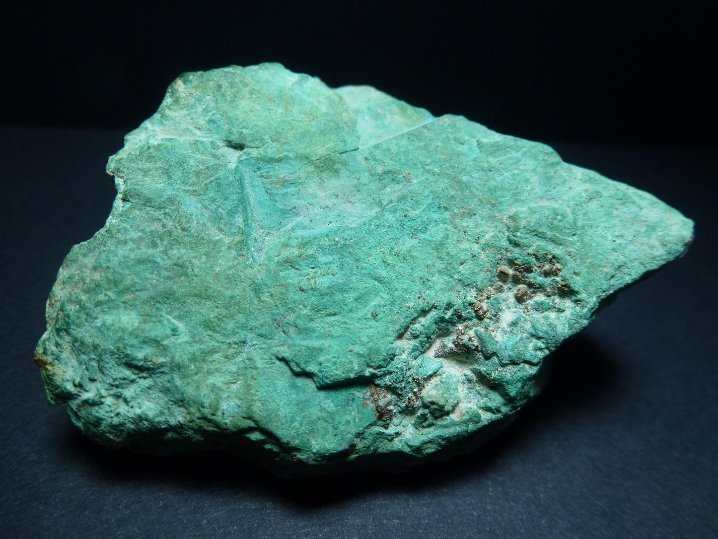 Pseudomalaquita, Pirita, Tenorita
6,5  x 5 cm.
(Autor: javier ruiz martin)