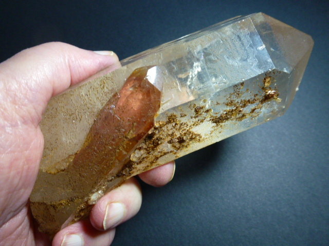 Cuarzo, Hematites
14 x 6,5 cm.
(Autor: javier ruiz martin)
