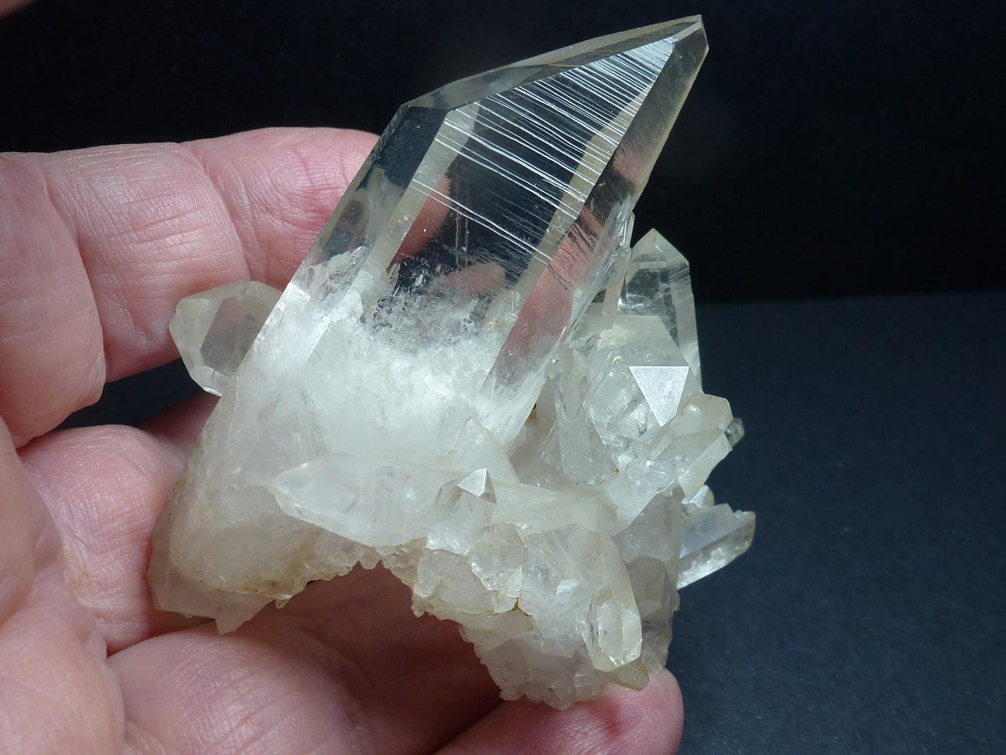 Cuarzo (variedad cristal de roca)
7 x 6 cm.
(Autor: javier ruiz martin)