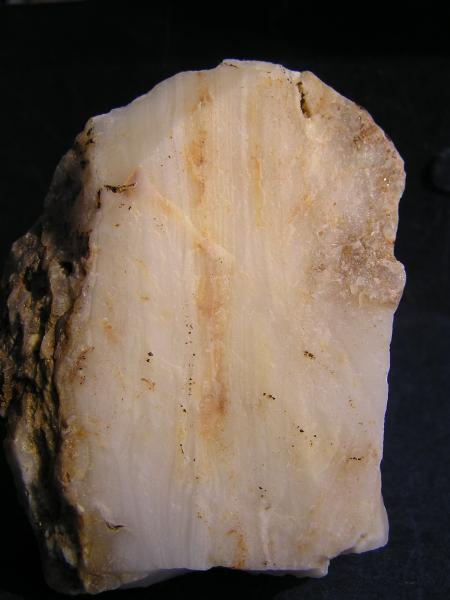 Cuarzo (variedad calcedonia)
(Autor: Carlos J. Rodríguez)
