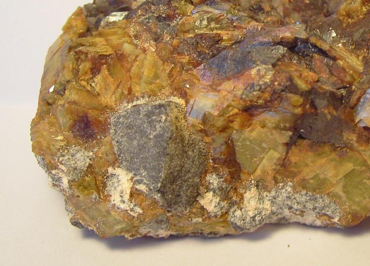 Galena sobre Siderita
Cristal de 1'5x1'5 cm. detalle
(Autor: Joaquin Montoro)