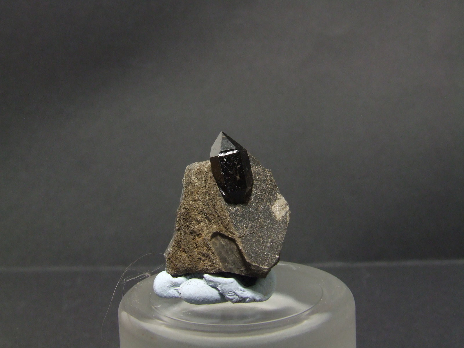 Cuarzo. (variedad ahumado)
30x22mm.  Cristal:15x8mm
(Autor: joaquin gar)