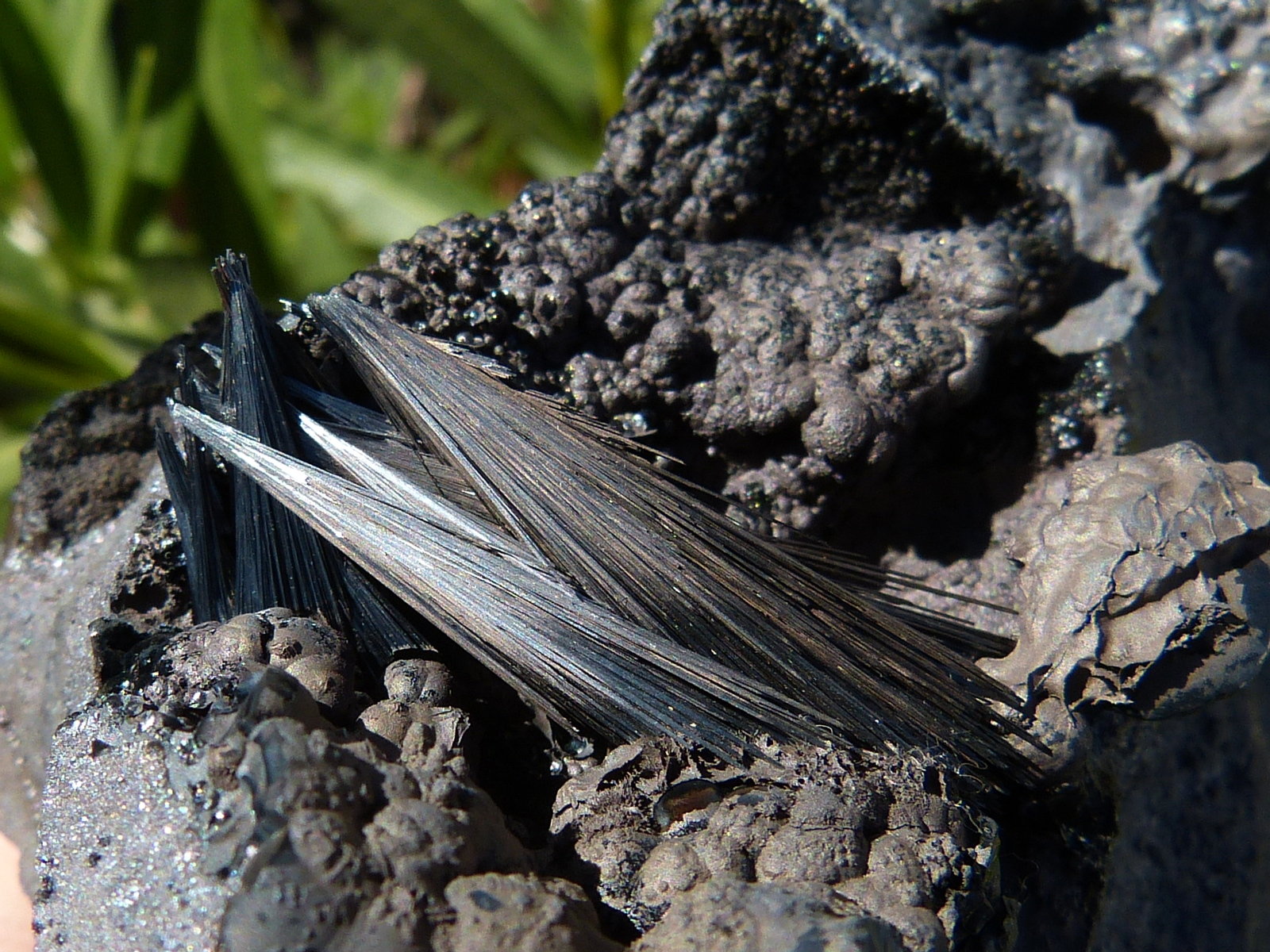 Pirolusita
12 x 6 cm (la pieza)
(Autor: nerofis2)
