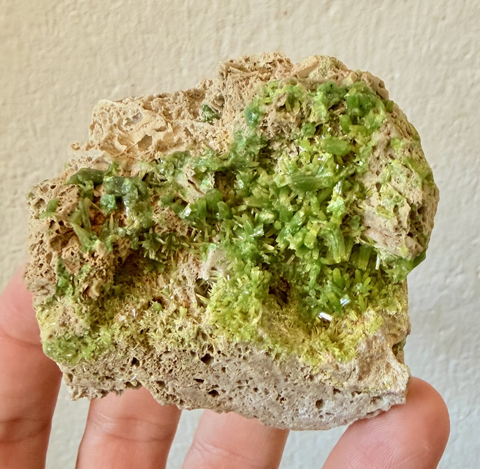 Piromorfita, Cuarzo
6,3 x 5,8 x 3,5 cm
(Autor: carles)