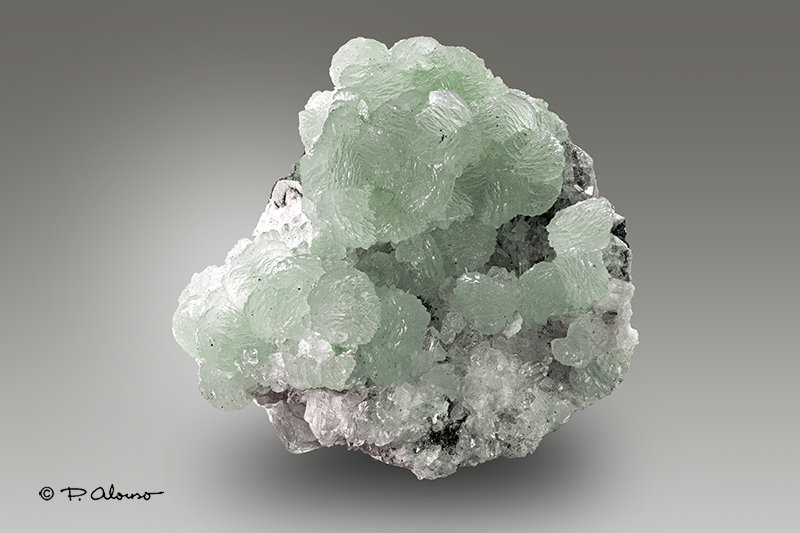 Prehnita con Cuarzo
5,5cm x 5cm x 3,5cm
(Autor: Pere Alonso)