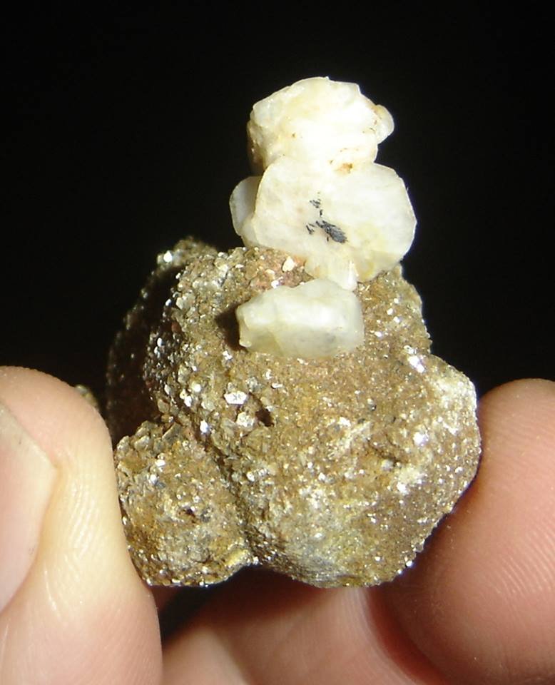 Pseudoleucita con Moscovita y Oligoclasa
3 x 3 x 3,6 cm
(Autor: Anisio Claudio)