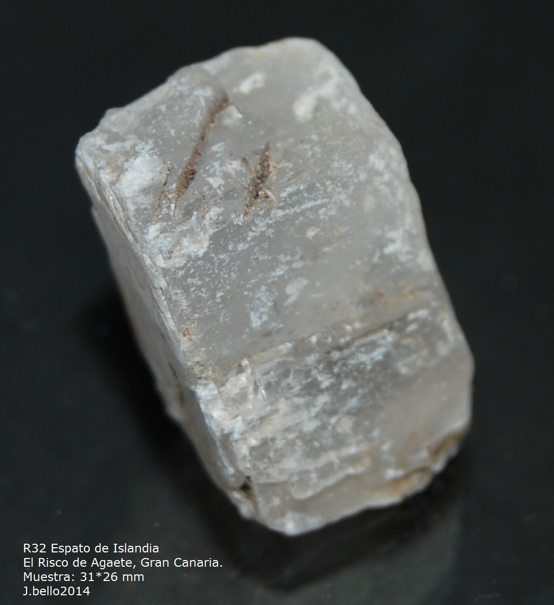 Calcita (variedad espato de Islandia)
31 mm
(Autor: Jose Bello)