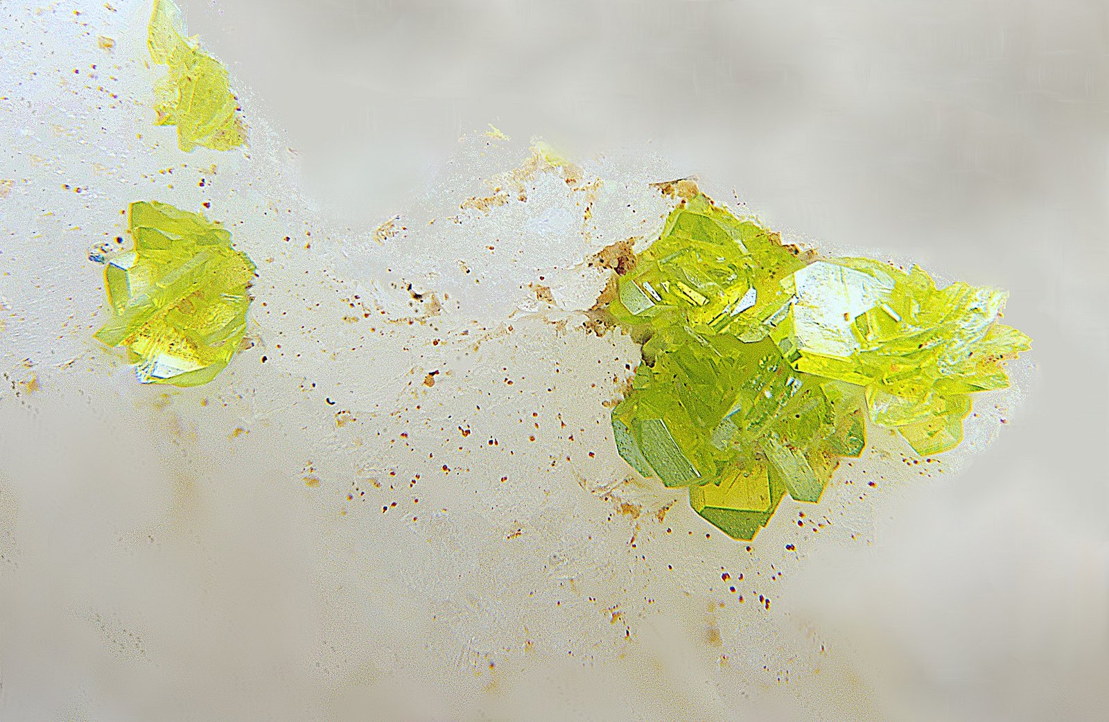 Rodalquilarita
Campo de visión de 2 mm.
(Autor: Antonio Carmona)
