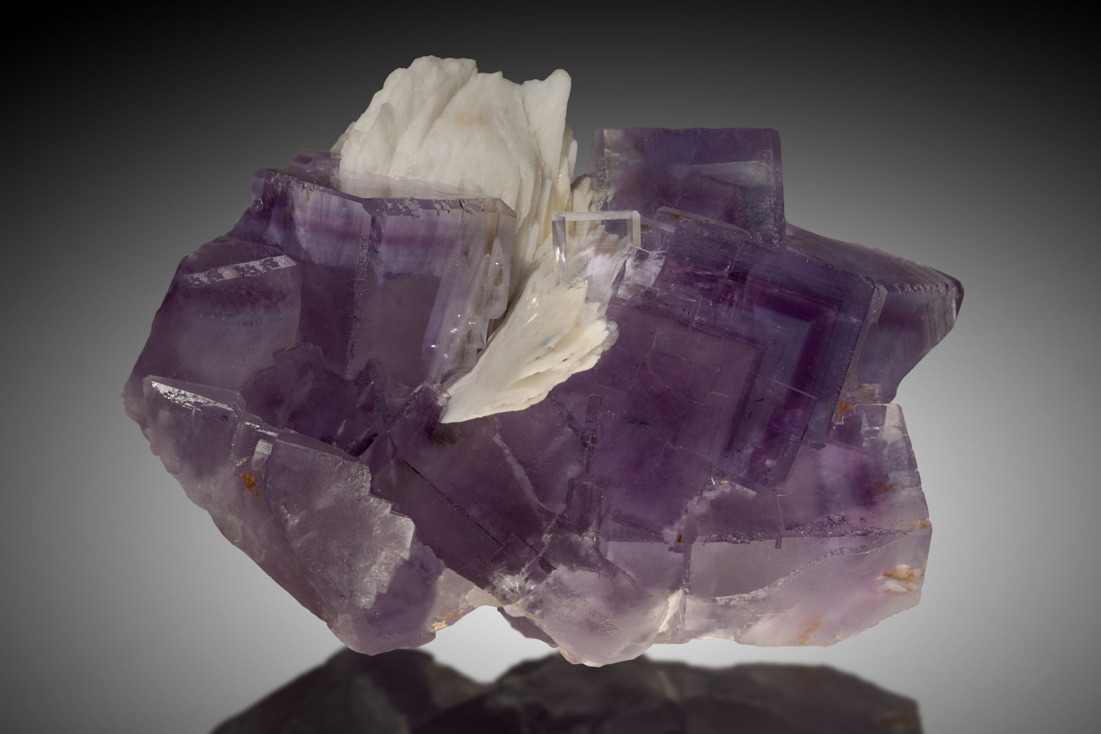 Fluorita, Barita
11x8cm, cristales de hasta 3cm de arista
(Autor: Raul Vancouver)