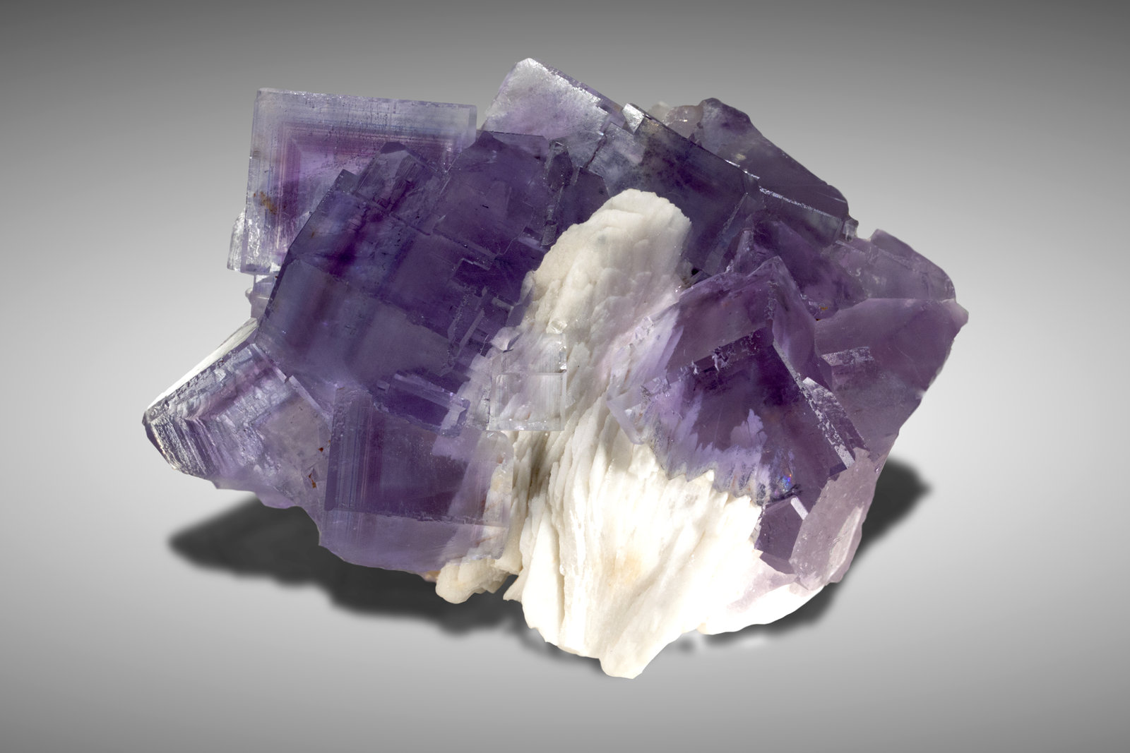 Fluorita, Barita
11x8cm, cristales de hasta 3cm de arista
(Autor: Raul Vancouver)