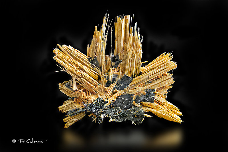 Rutilo, Hematites
2cm x 1,5cm x 0,5cm
(Autor: Pere Alonso)