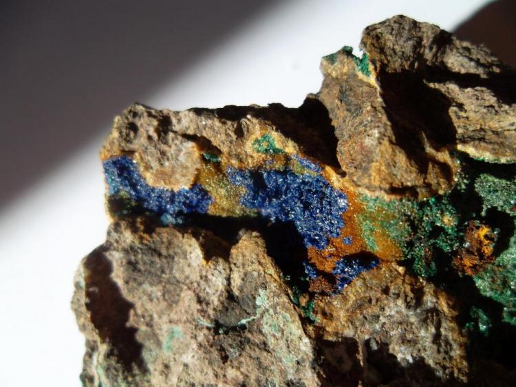 Azurita y Malaquita
6 x 3 cm.
(Autor: javier ruiz martin)