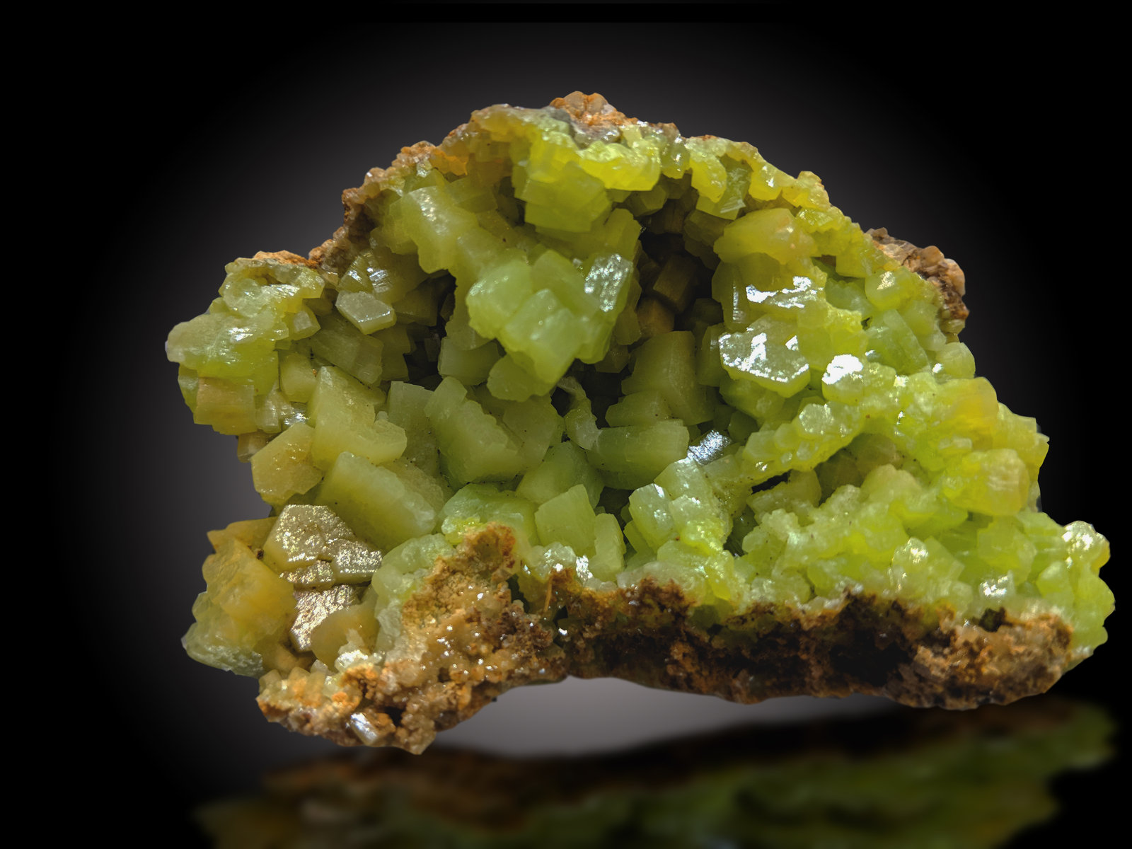 Piromorfita
9x6cm, cristales hasta 1.5cm
(Autor: Raul Vancouver)