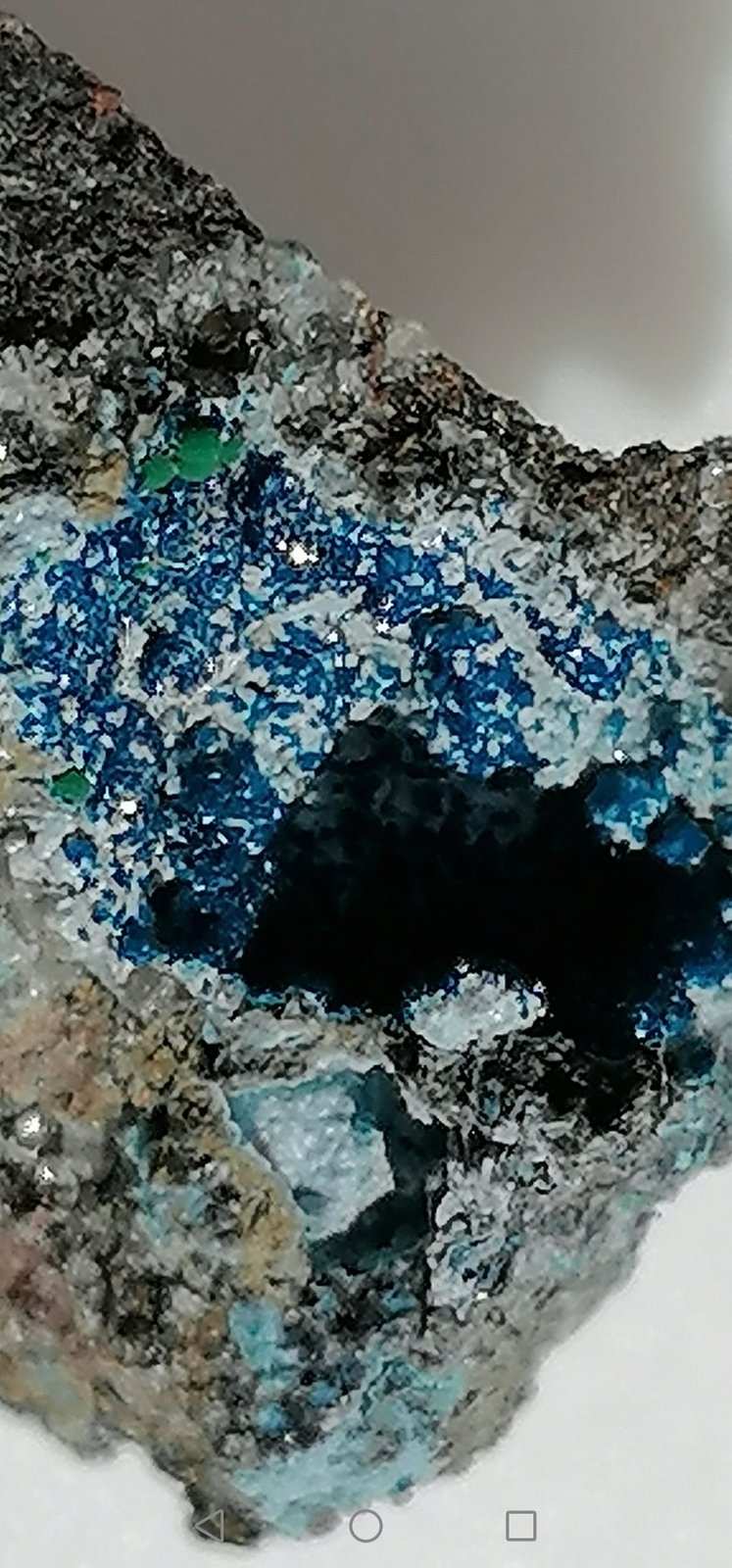 Cornetita.
2 x1, 5 cm.
(Autor: Rafael varela olveira)