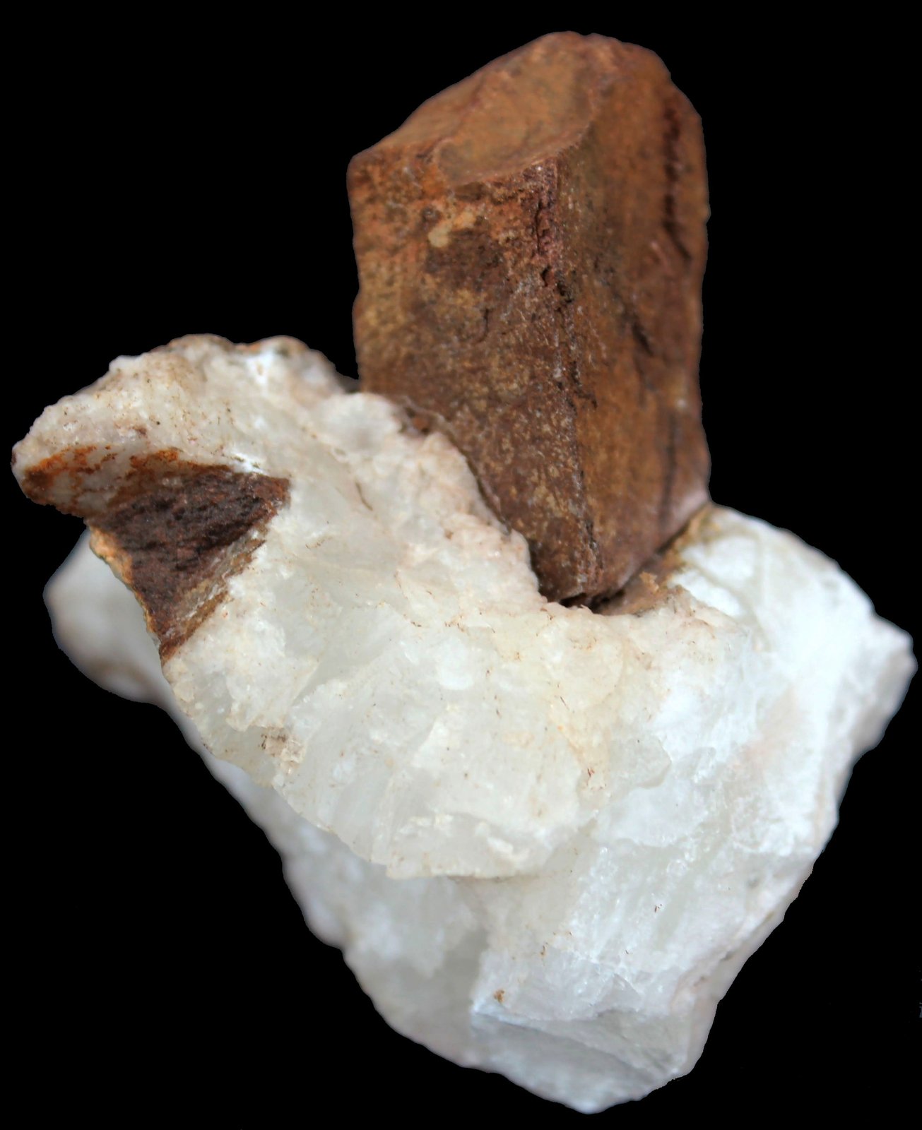 Siderita, Calcita
58 x 48 x 44 mm.
(Autor: José Luis Zamora)