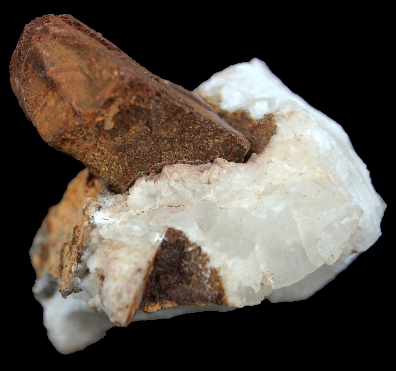 Siderita, Calcita
58 x 48 x 44 mm.
(Autor: José Luis Zamora)