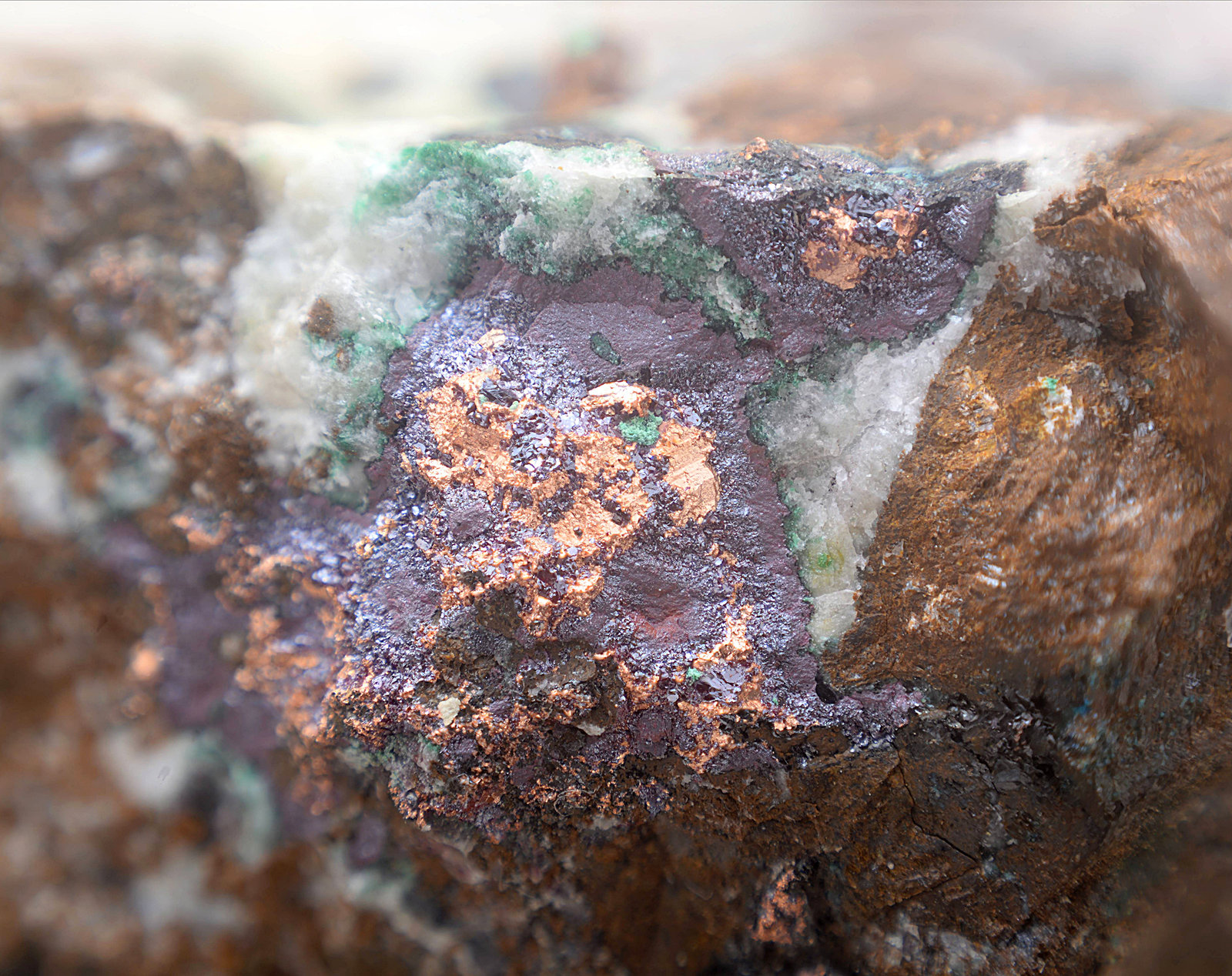 Cobre y Cuprita
Campo de visión de 15 mm
(Autor: Antonio Carmona)