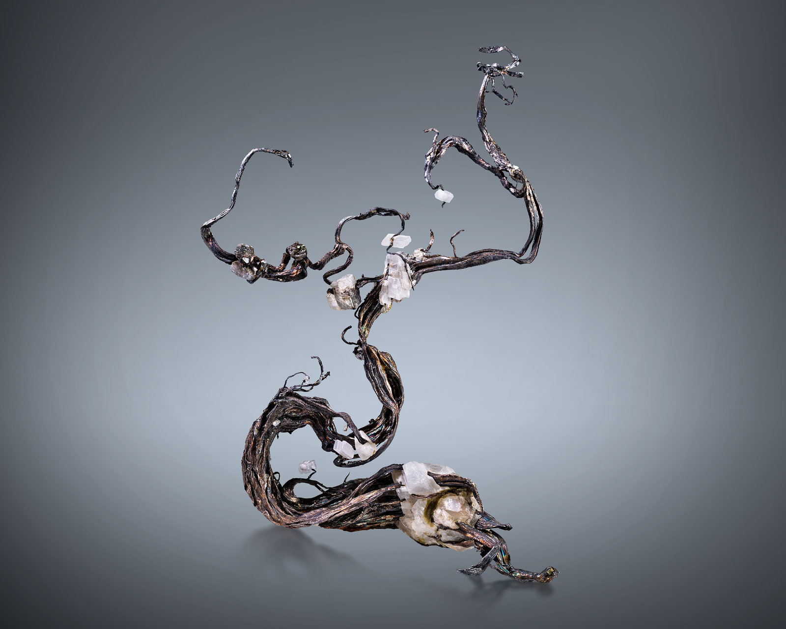 Plata con Calcita
10 x 4 x 15 cm
(Autor: Museo MIM)