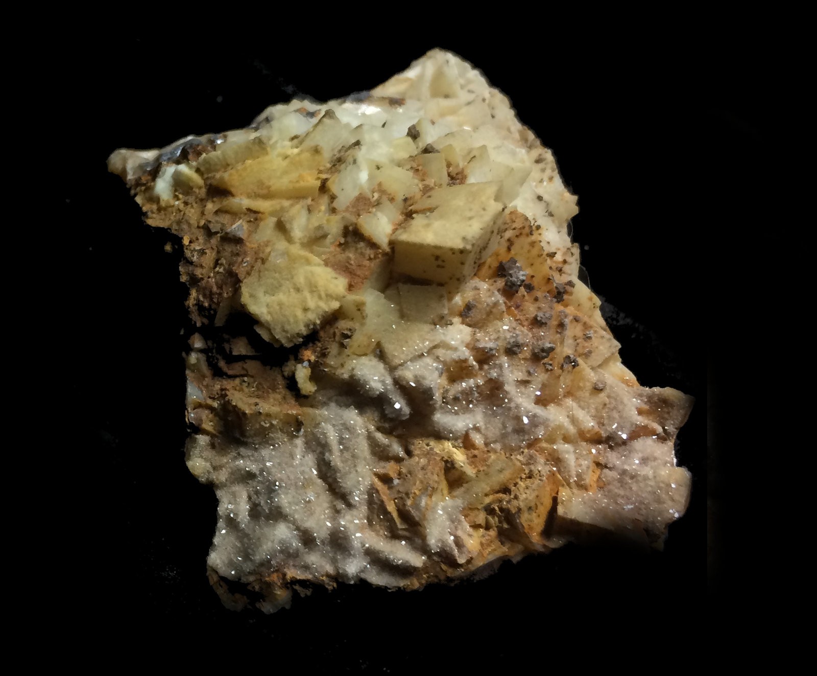 Dolomita, Aragonito, Siderita
5x4cm
(Autor: Obsi)