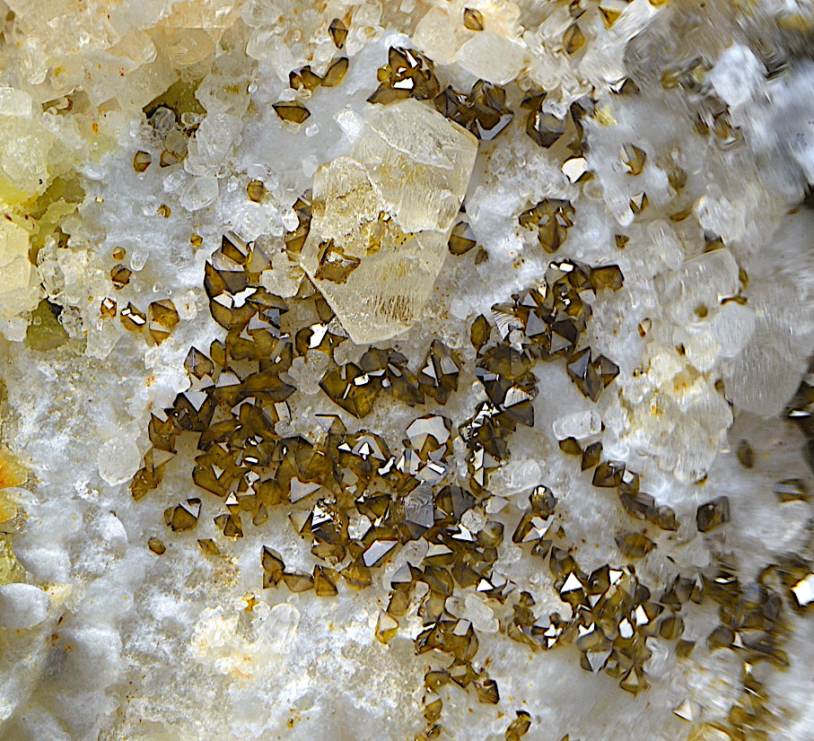 Descloizita
Campo de visión 5 mm.
(Autor: Antonio Carmona)