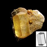 Calcita
El cristal mide 2,5 cm
(Autor: Josele)
