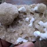 Mesolita, Heulandita-Ca, Stilbita-Ca y Laumontita
8,8 x 5,5 cm
(Autor: Cristalino)